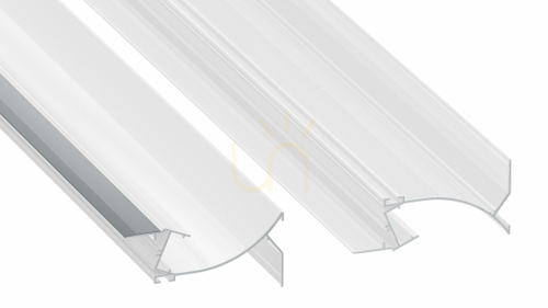 Kontrollera LED-profil LUMINES typ Topo vitlackerad 1 m