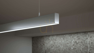 LED-profil LUMINES typ Claro vitlackerad 3 m small 4