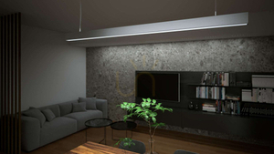 LED-profil LUMINES typ Claro silveranodiserad 3 m small 3