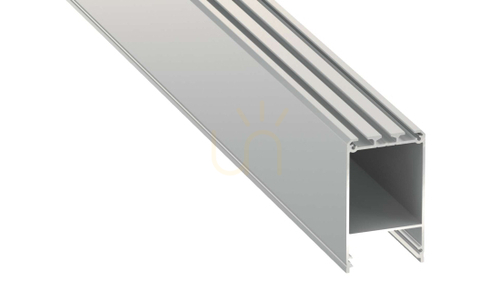 Kontrollera LED-profil LUMINES typ Claro silveranodiserad 3 m