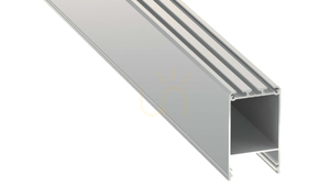 LED-profil LUMINES typ Claro silveranodiserad 3 m small 0