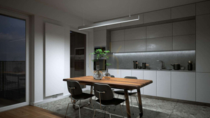 LED-profil LUMINES typ Claro svartlackerad 1 m small 2