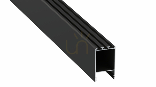 Kontrollera LED-profil LUMINES typ Claro svartlackerad 1 m