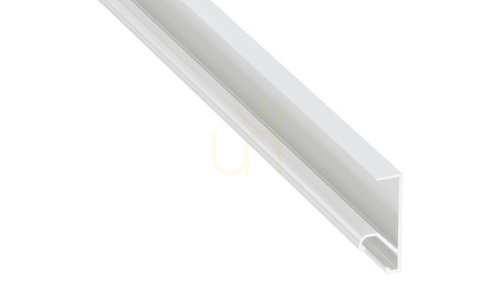 Kontrollera LUMINES LED-profil typ Q20 vitlackerad 2 m