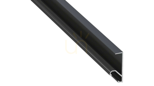 LUMINES LED-profil typ Q20 svart anodiserad 2 m small 0