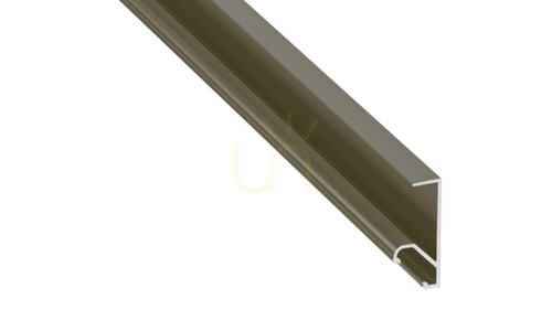 Kontrollera LED-profil LUMINES typ Q20 inox anodiserad 1 m