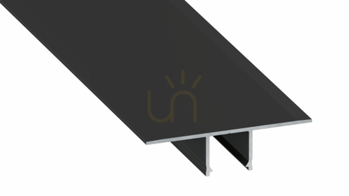 Kontrollera LED-profil LUMINES typ Falco svartlackerad 1 m