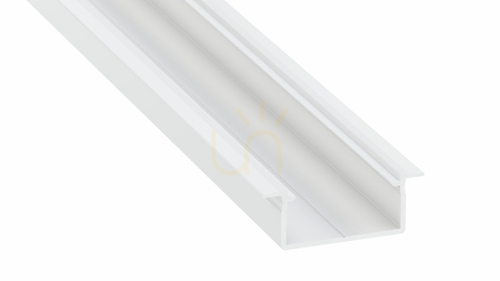 Kontrollera LED-profil LUMINES typ Gemi vitlackerad 2 m