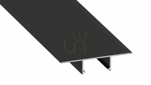 LED-profil LUMINES typ Platon svartlackerad 2 m small 0