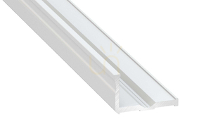 LED-profil LUMINES typ E vitlackerad 1 m small 0