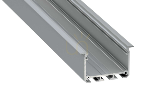 Kontrollera LED-profil LUMINES typ INSO silveranodiserad 1 m