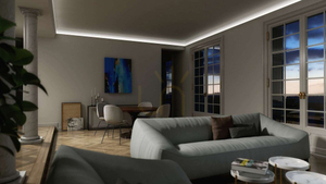 LED-profil LUMINES typ Conva silveranodiserad 2 m small 4