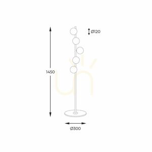 Golvlampa Zuma Line ALI 5649 small 1