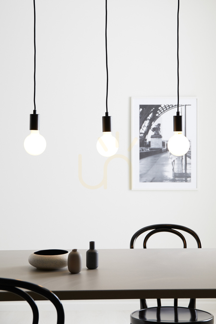 Utsikt Pendant Light Markslojd SKY 3-Light Black Metal 68 cm 106336 Pendant Light Markslojd SKY 3-Light Black Metal 68 cm 106336