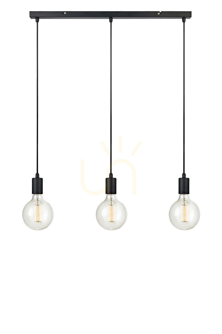 Kontrollera Pendant Light Markslojd SKY 3-Light Black Metal 68 cm 106336 Pendant Light Markslojd SKY 3-Light Black Metal 68 cm 106336