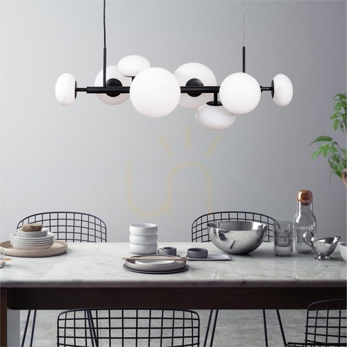 Kontrollera Pendellampa Zuma Line OMI 1192, svart