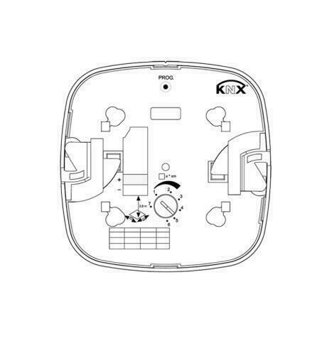 Kontrollera IR närvaro- och skymningssensor QUATTRO HD KNX V3.1