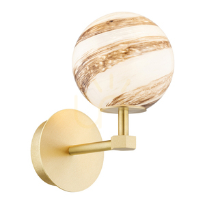 Vägglampa ARGON Aruba vit brons mässing E14 IP20 8500 small 0