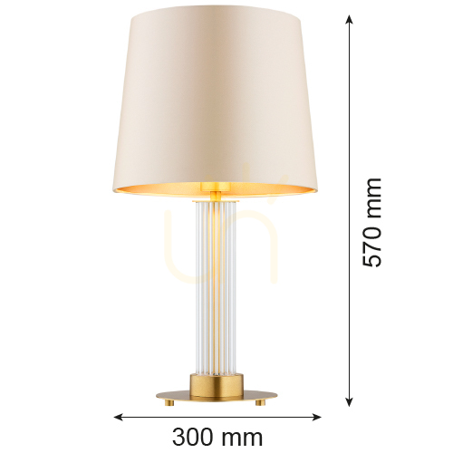 Visa Bordslampa ARGON Hampton transparent E27 8541 Bordslampa ARGON Hampton transparent E27 8541