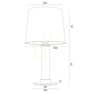 Bordslampa ARGON Hampton transparent E27 8541 5 Bordslampa ARGON Hampton transparent E27 8541 small 5