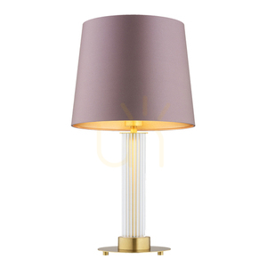 Bordslampa ARGON Hampton 8542 transparent mässing E27 small 0