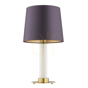Bordslampa ARGON Hampton 8543 transparent mässing E27 small 1