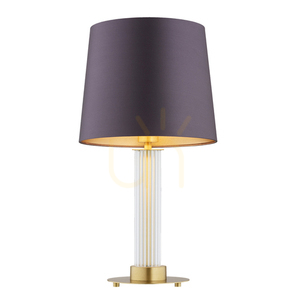 Bordslampa ARGON Hampton 8543 transparent mässing E27 small 0