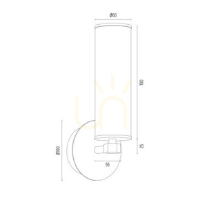 Vägglampa ARGON Hampton transparent mässing E14 IP20 8497 small 6