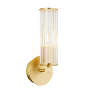 Vägglampa ARGON Hampton transparent mässing E14 IP20 8497 small 0