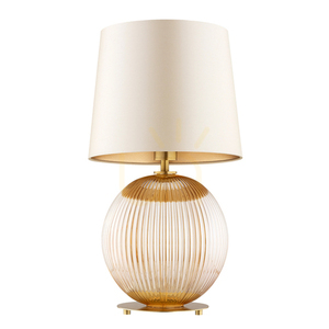 Bordslampa Argon HAMILTON beige mässing E27 8535 small 1