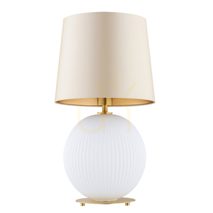 Bordslampa ARGON HAMILTON 8544 vit E27 mässing IP20 small 1