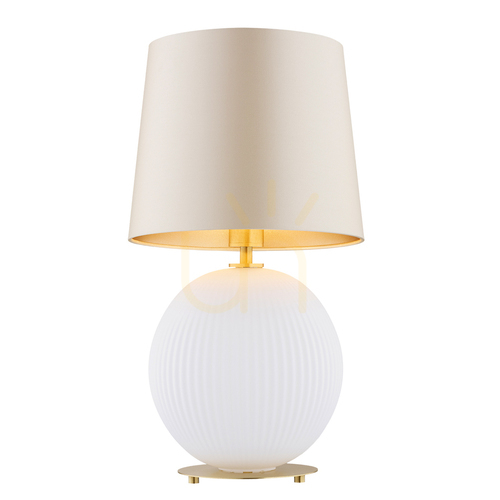 Kontrollera Bordslampa ARGON HAMILTON 8544 vit E27 mässing IP20