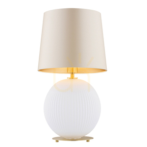 Bordslampa ARGON HAMILTON 8544 vit E27 mässing IP20 small 0