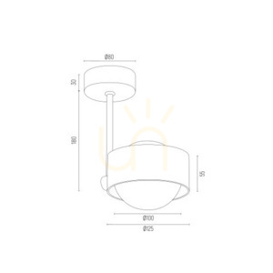 Pendellampa ARGON Massimo Plus 8568 IP44 vit opal glas G9 small 4