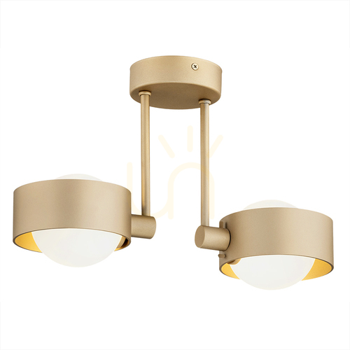 Kontrollera Taklampa ARGON MASSIMO PLUS 7215 IP44 vit guld opal glas