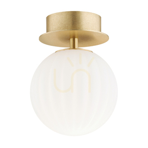 Vägglampa ARGON PALOMA vit opal glas mässing E14 8504 small 1