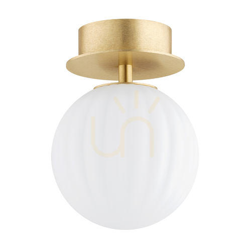 Kontrollera Vägglampa ARGON PALOMA vit opal glas mässing E14 8504