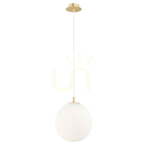 Kontrollera Pendellampa ARGON Paloma 8507 opal matt vit mässing E27 IP20