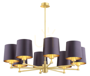 Ljuskrona ARGON Princeton violett mässing 8xE27 5072 small 0