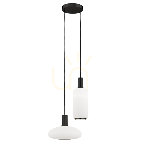 Kontrollera Taklampa ARGON Sagunto Plus vit glas 2xE27 IP20 7214