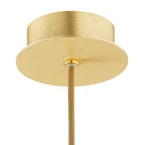 Pendant light ARGON ALMIROS 8450 vit mässing glas E14 IP20 small 3