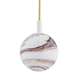 Hänglampa ARGON ALMIROS 8451 vit marmor glas E14 IP20 small 2