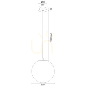 Pendellampa ARGON ALMIROS 8448, vitbrun marmorerad, borstad mässing, E27 small 7