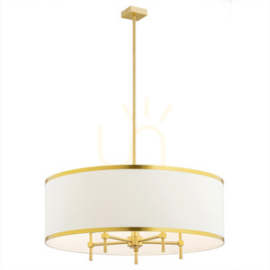Ljuskrona ARGON Abbano 5xE14 vit mässing 70 cm 2127 small 0