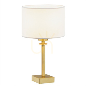 Bordslampa ARGON ABBANO vit borstad mässing E27 8047 small 0