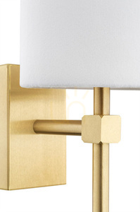 Vägglampa ARGON Abruzzo vit borstad mässing 8034 small 3