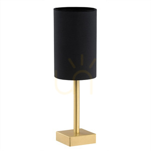 Bordslampa ARGON Abruccio svart mässing velour 8031 small 2