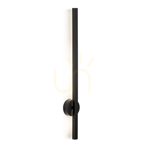 Kontrollera Vägglampa ARGON svart LED 6W 600 mm IP20 8052