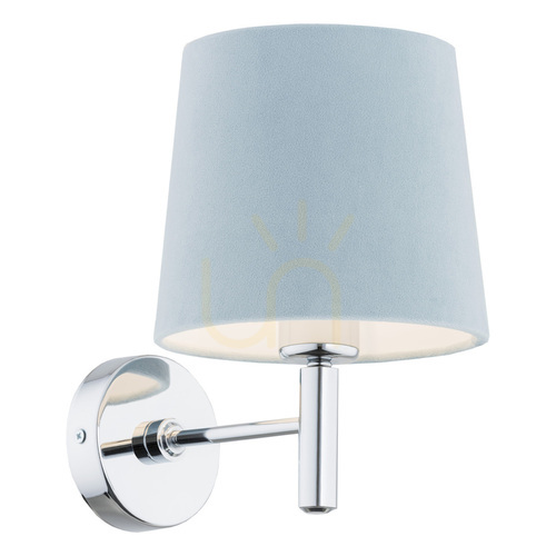 Kontrollera Vägglampa ARGON Bolzano krom blå 3910 IP20