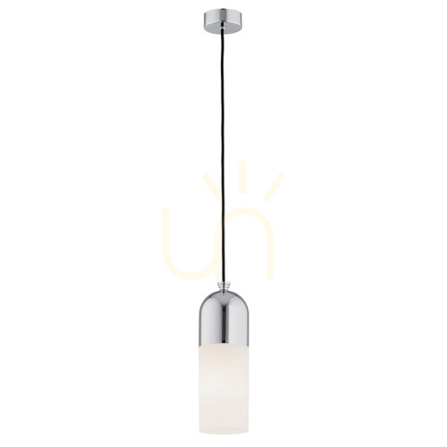 Kontrollera Pendant Light ARGON BURGOS 4211 Opal White Glass Chrome E27 IP20